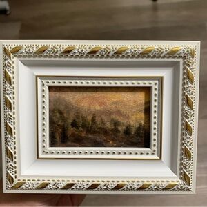 Miniature Framed Original Landscape Art Painting - by Eera Glenn